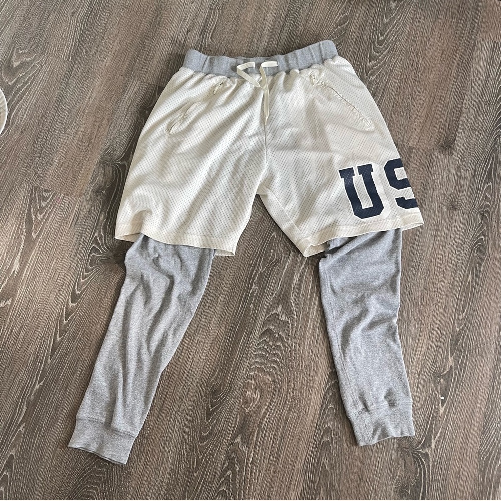 Kith Team USA mesh basketball shorts with leggings attached sold out rare short